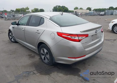 2012 Kia Optima Hybrid Ex из США, поврежденный, VIN KNAGM4AD2C5031458